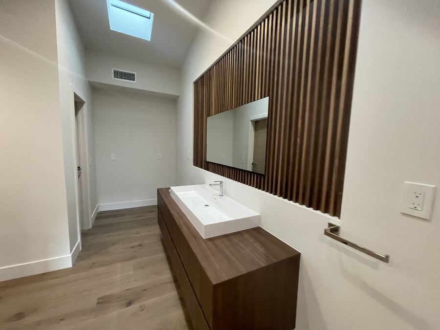 Ocean view bathroom soaking tub